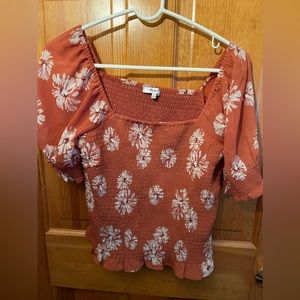 Madewell floral top